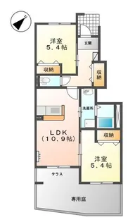 エルドラード【1階】の間取り