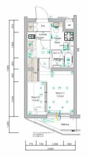 SYFORME KOMAGOMEII【2階】の間取り