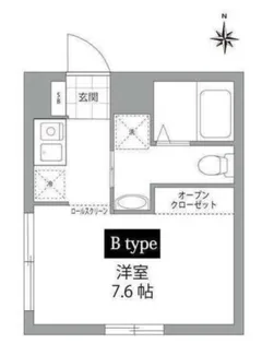 カーサピアッツァ新宿西落合【2階】の間取り