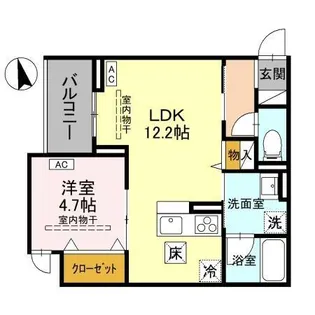 D-Imparable【1階】の間取り