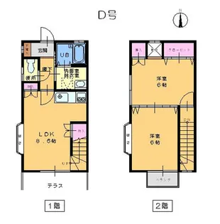 ル・エスト【1階】の間取り