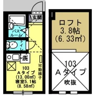 Leo Garden【1階】の間取り