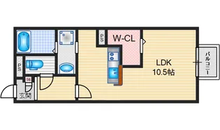 チェレイ・ドゥ・ソレイユ【1階】の間取り