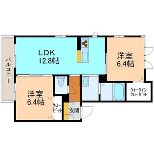 Bonne chance【1階】の間取り