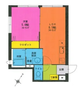 GWブリックハウス【1階】の間取り