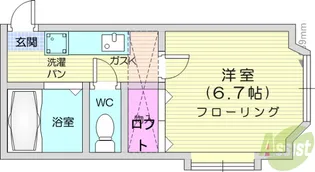 ホワイトキャッスル36番館【2階】の間取り