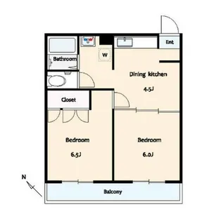 ハイツシマダ【2階】の間取り