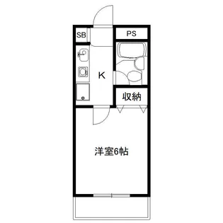 ドムール田中【1階】の間取り