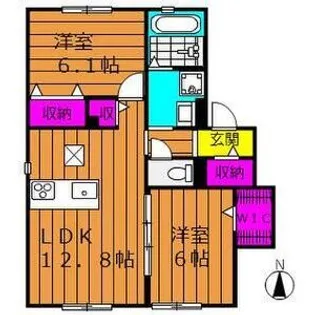 グレイスTATSUMI【2階】の間取り