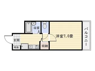 リバティ高麗【4階】の間取り