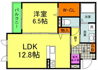 ヴィラージュミサオ【1階】の間取り
