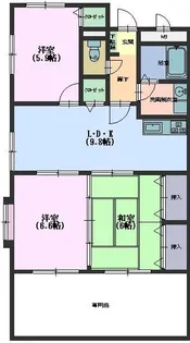たんぽぽ B【1階】の間取り