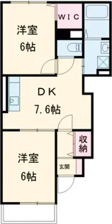 フレシール天伯 A棟【1階】の間取り