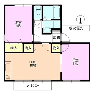 クレイモアB【2階】の間取り