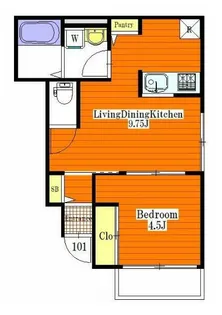 ルアナハウス【1階】の間取り