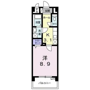 イーストヒル【5階】の間取り