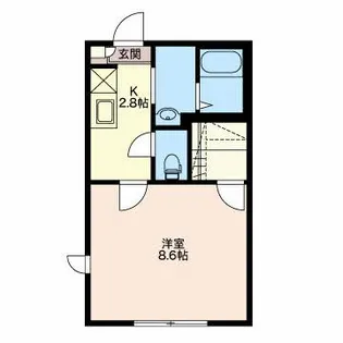 サニーコート B【2階】の間取り