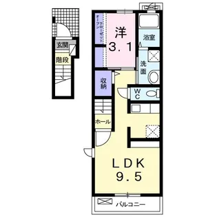 サンリットBの間取り