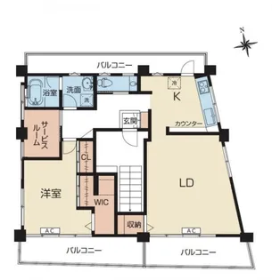 古谷マンション【2階】の間取り