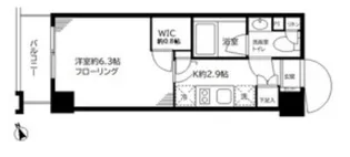 パークリュクス門前仲町mono【2階】の間取り