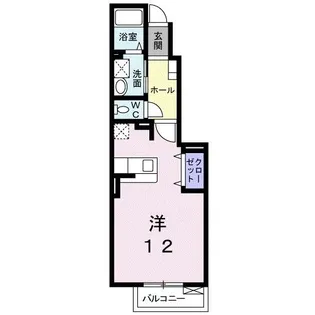フローレンス 四条大路【1階】の間取り
