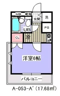 ローズガーデン53番館(A-053)【3階】の間取り