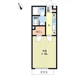 ブリッザコート【1階】の間取り