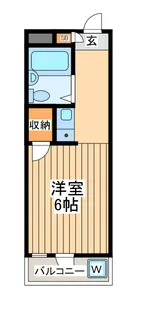 サンパレス府中宮西パート1【1階】の間取り