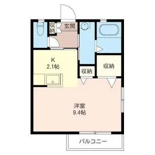 オーブ【2階】の間取り