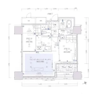 ローレルタワールネ浜松町【20階】の間取り