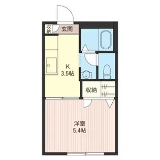 メゾンF1【2階】の間取り