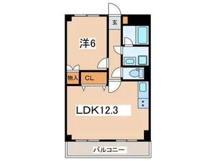 ソレイユ青葉台【3階】の間取り