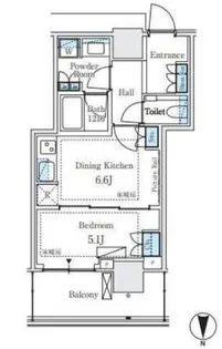 パークシティ中野ザタワーブリーズ【4階】の間取り