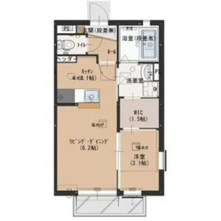 メゾンドMK・D【1階】の間取り