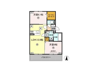 エウレカ 玉名駅前【3階】の間取り