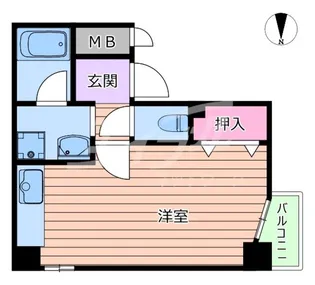 アストレア内淡路【2階】の間取り