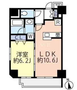 グランヴァン浅草橋駅前【5階】の間取り