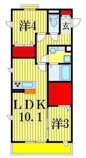 アウル【2階】の間取り