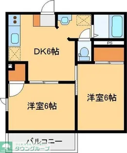 アルモニーA【1階】の間取り