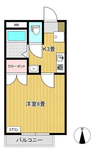 アズヴェール林間【2階】の間取り