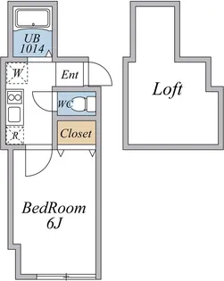 コンフォール【1階】の間取り