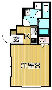 ノーブル小山【1階】の間取り