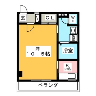 ル・ポール八事【2階】の間取り