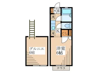 コ-ポ鈴木【2階】の間取り