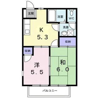 メヌエット【1階】の間取り