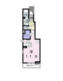 ハビタット【1階】の間取り