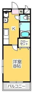 サンライズマンション【1階】の間取り