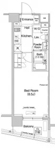 プラウドフラット大森III【4階】の間取り