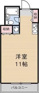ガーデン弁天町【7階】の間取り