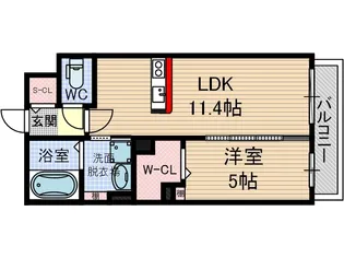 フルブルーム【2階】の間取り